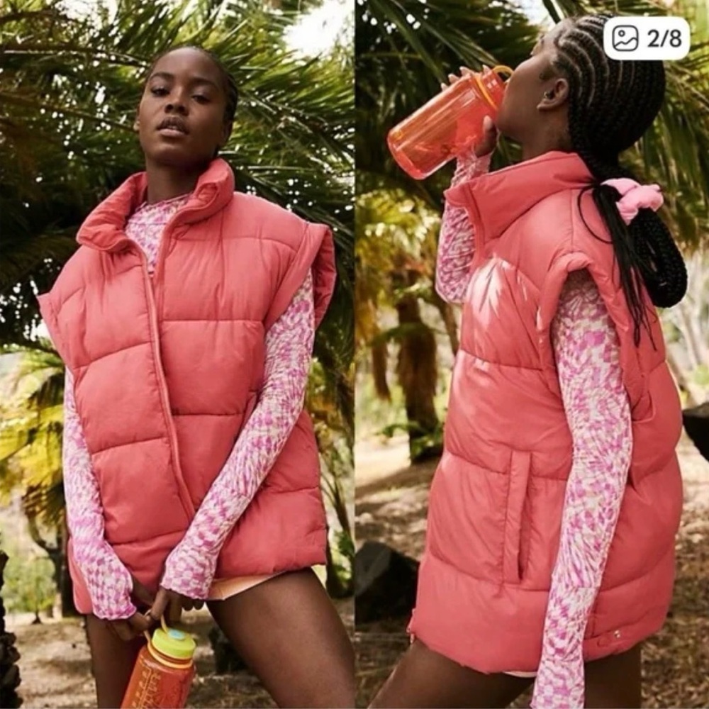 Free People In A Bubble Puffer Vest